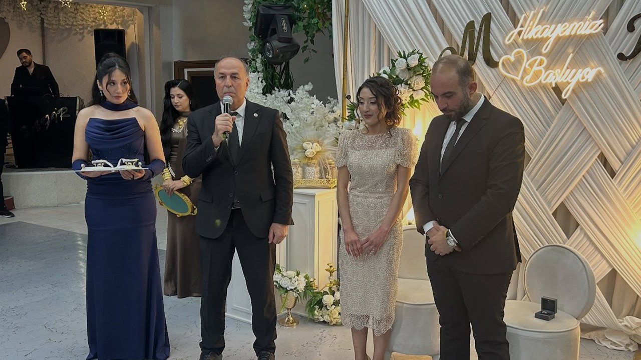 Başkan Şerif Arslan nişan merasimine katıldı
