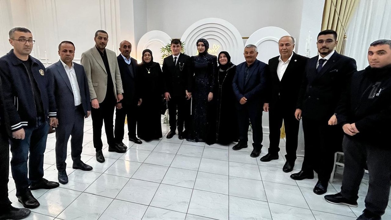 Başkan Arslan, nişan merasimine katıldı