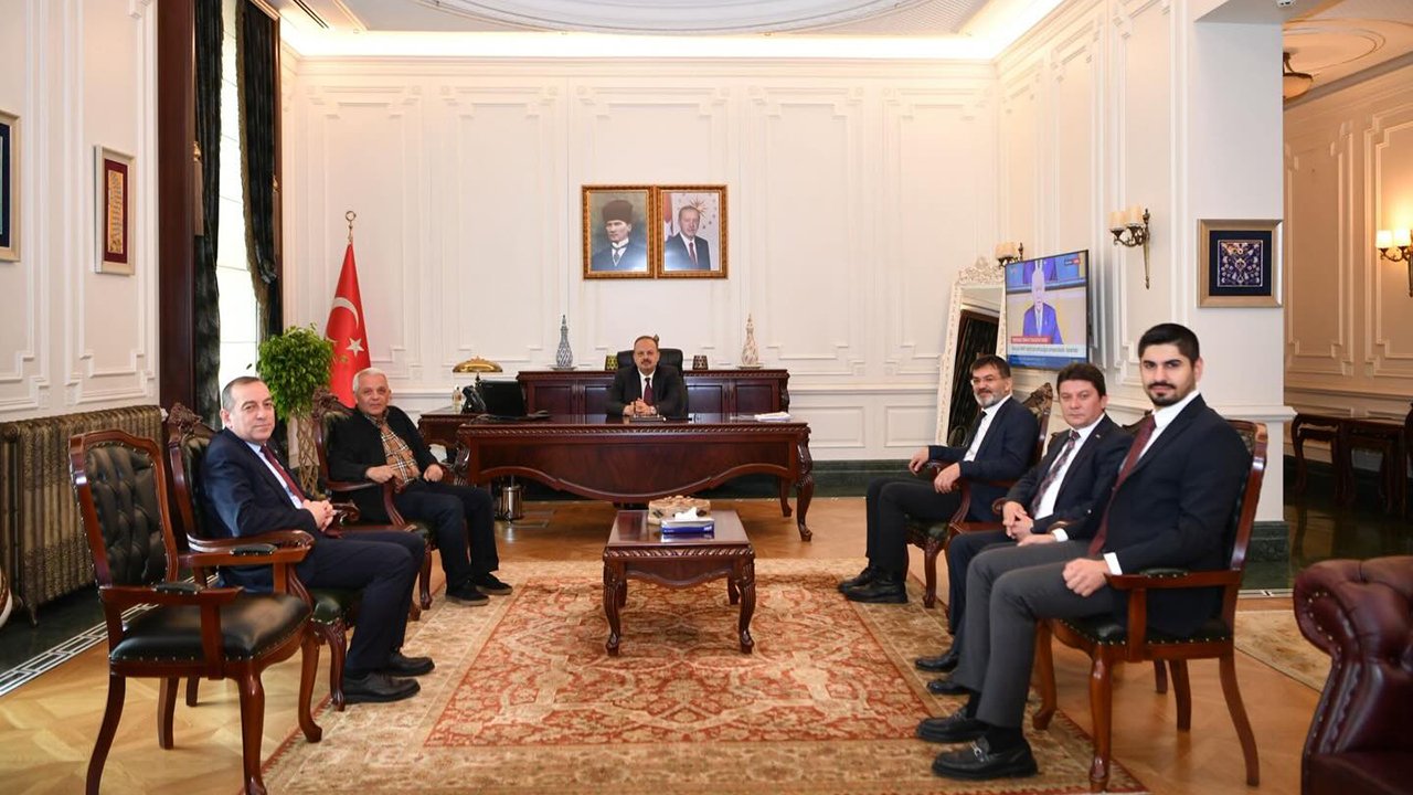 Veli Gündüz Şahin’den Vali Yakup Canbolat’a ziyaret