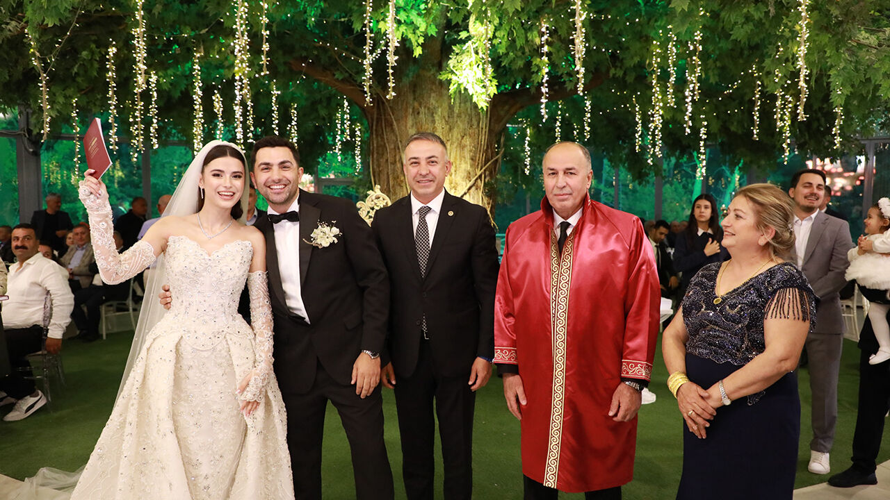 Atilla Kaluç, oğlunu evlendirdi