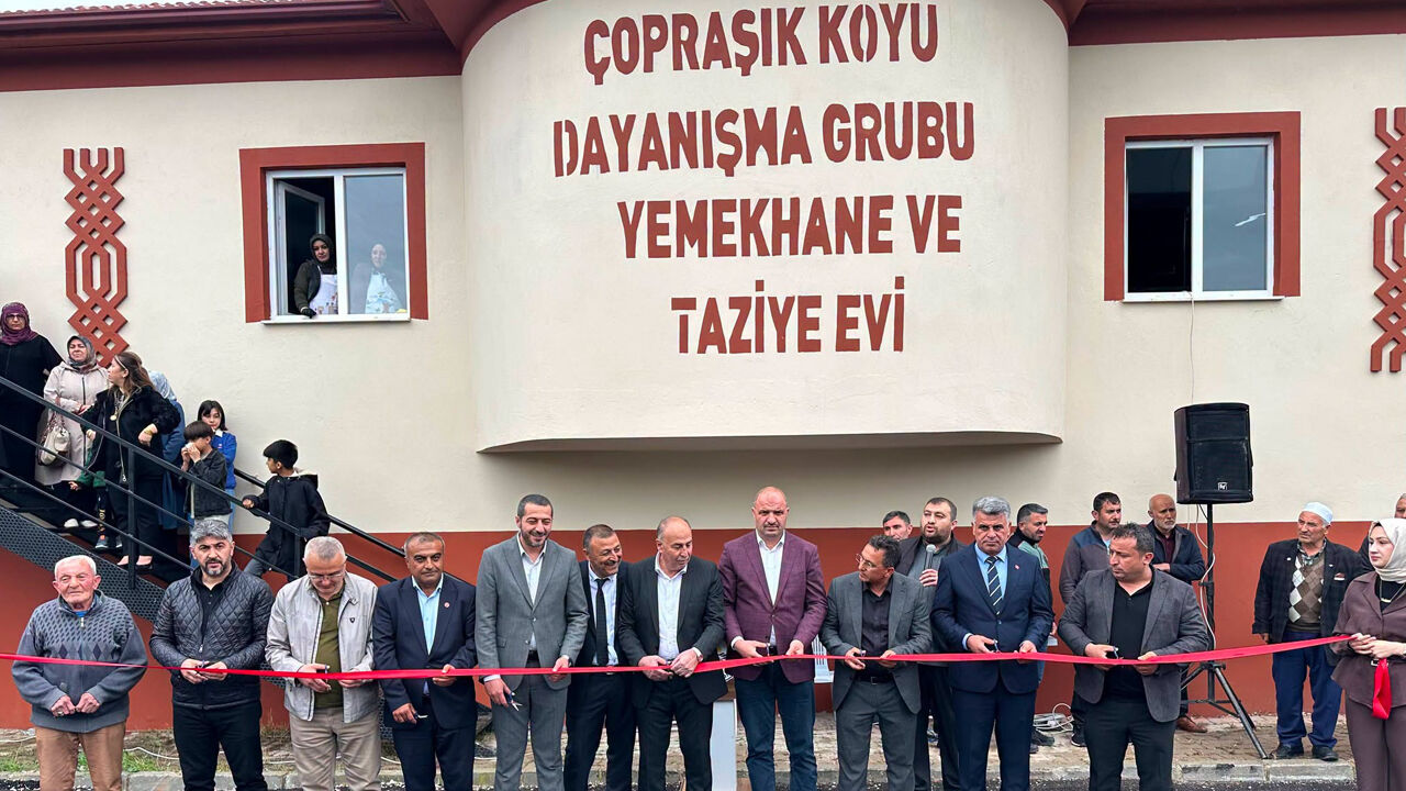 Çopraşık Köyü’ne yemekhane ve taziye evi