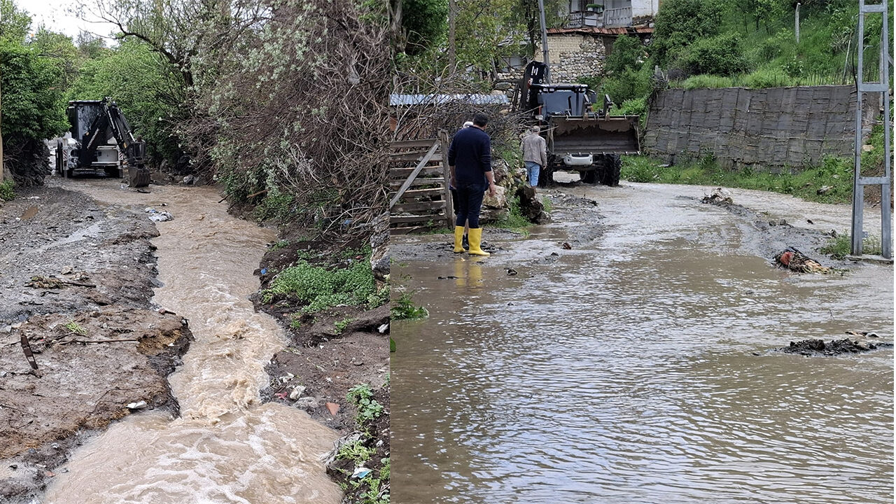 Gazipaşa Köyü’nde sel isyanı