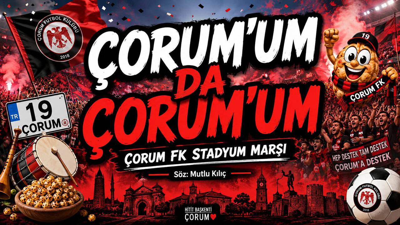 Mutlu Kılıç’tan Çorum ve Çorum FK’ya özel eser