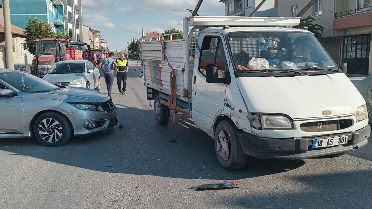 Eski Yozgat Caddesi’nde trafik kazası