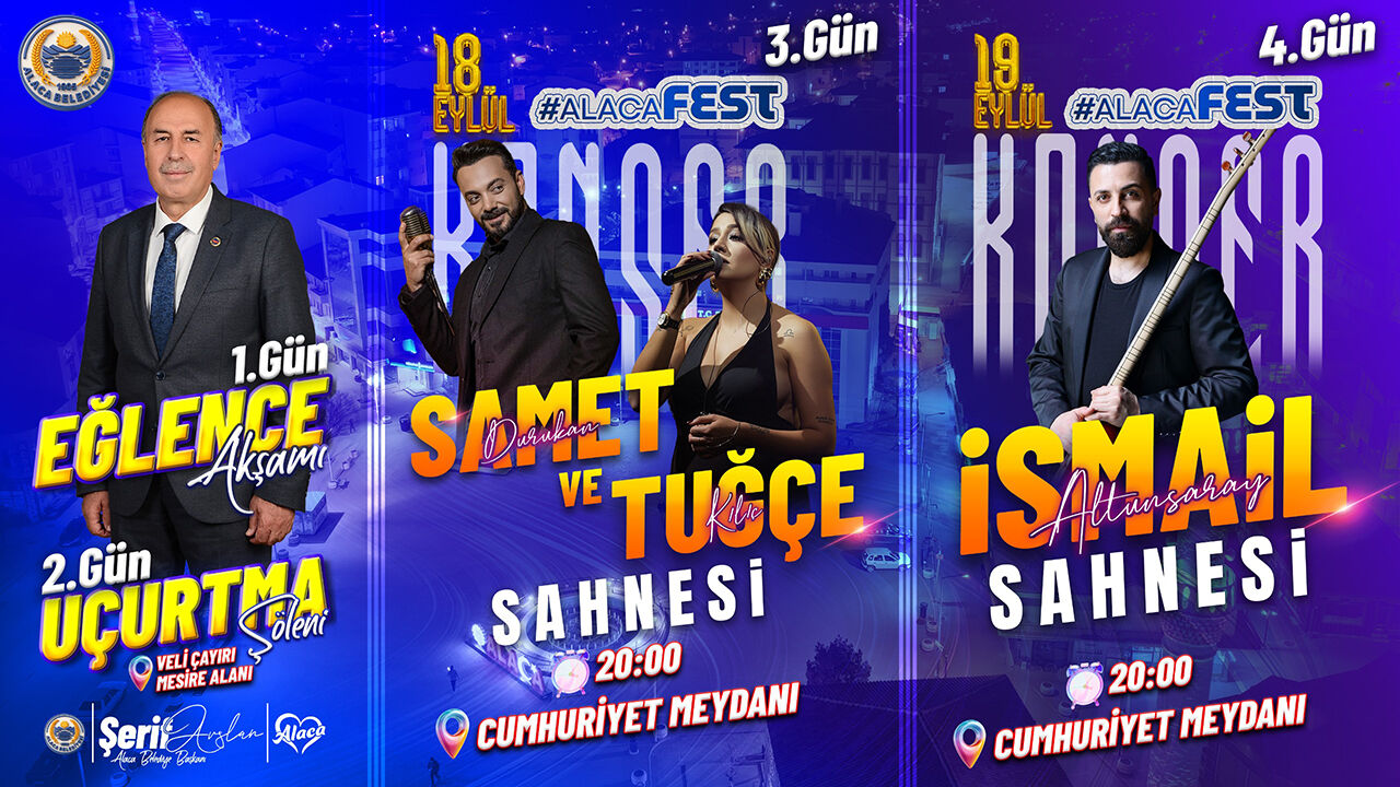 AlacaFest başlıyor: Dört gün boyunca eğlence ve müzik var