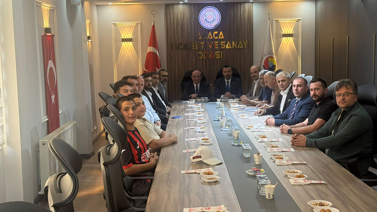 AK Parti Yozgat Milletvekili Süleyman Şahan’dan Alaca TSO’ya ziyaret