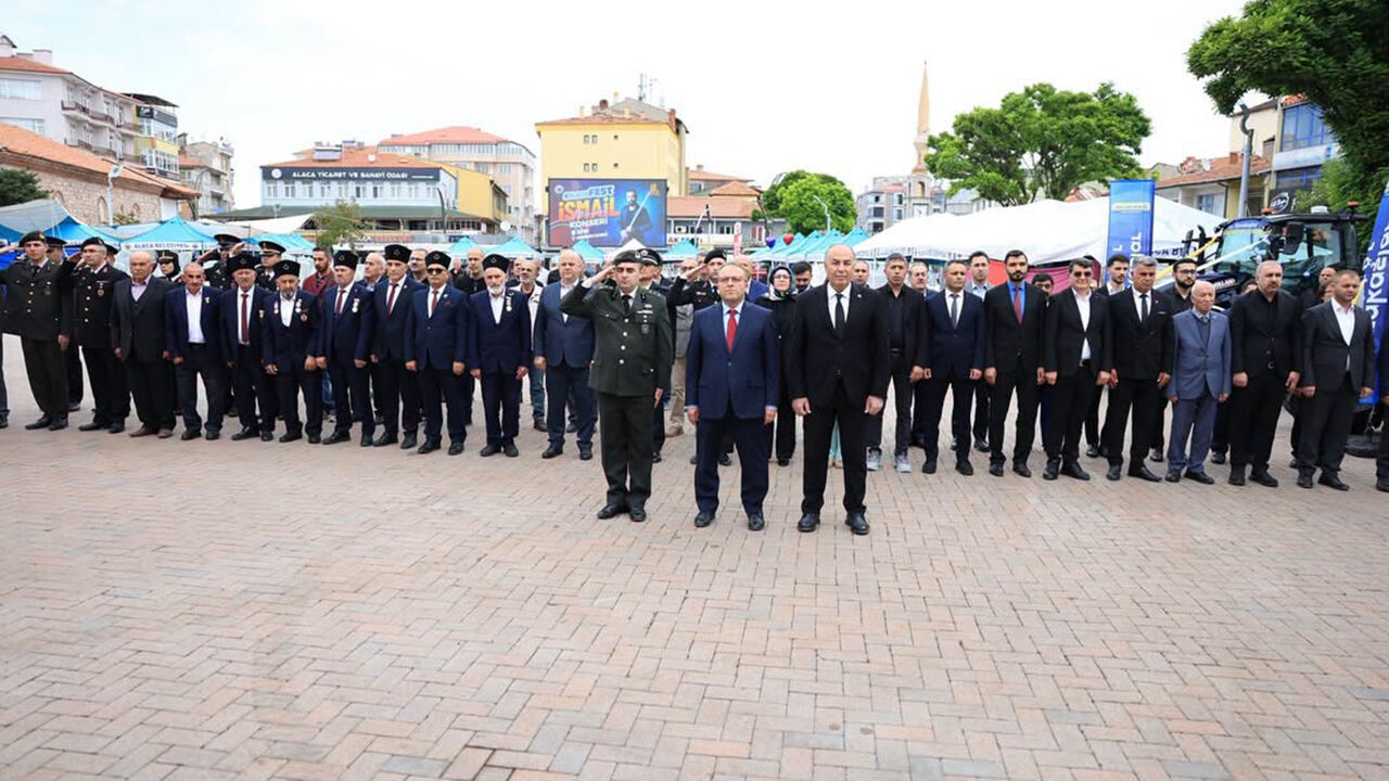 Alaca'da 19 Eylül Gaziler Günü törenle kutlandı
