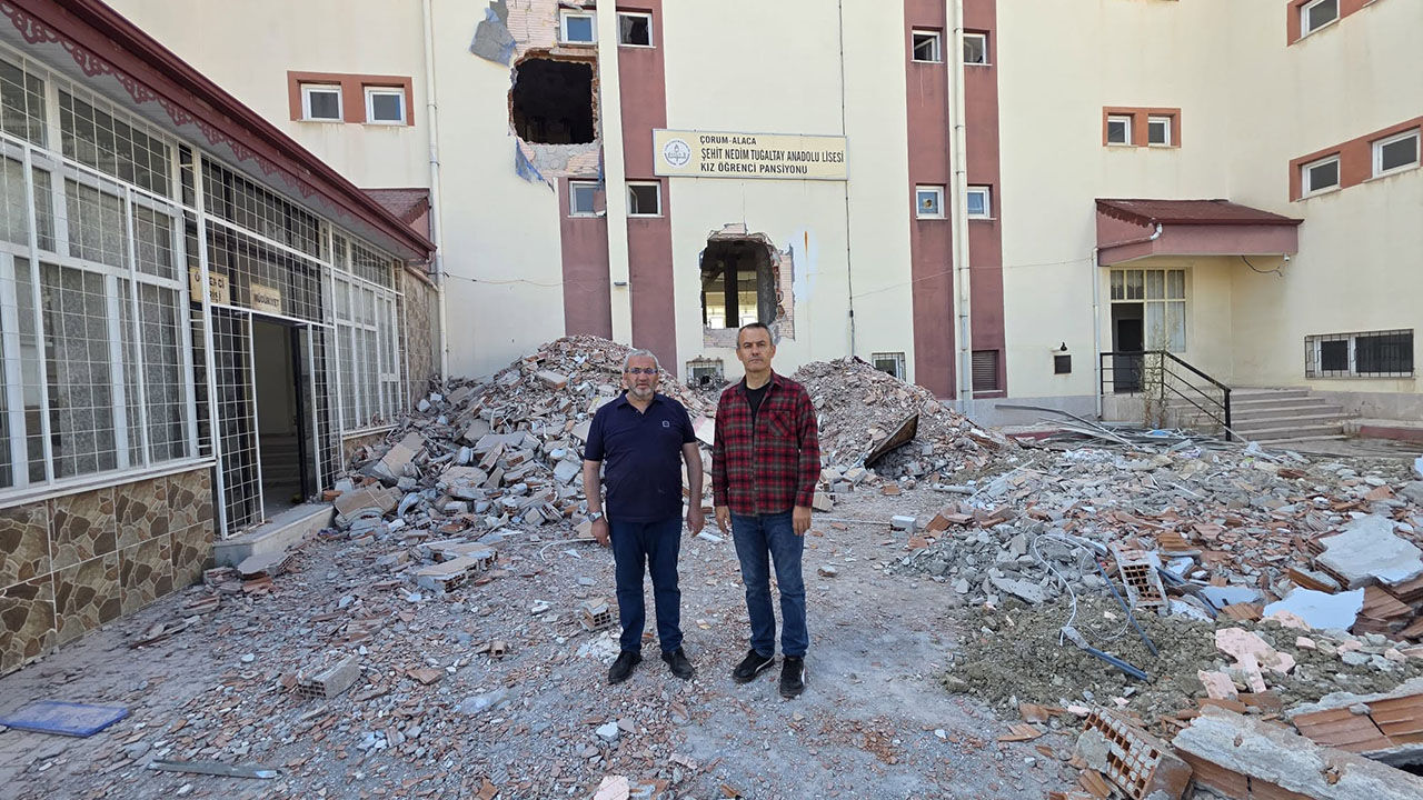 Cemil Çağlar, Alaca’daki eğitim yatırımlarını yerinde inceledi