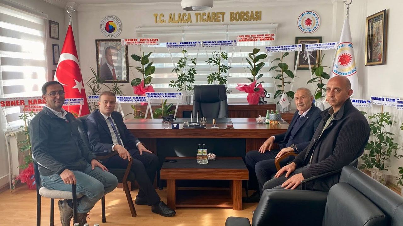 Kaymakam Dinçer’den Arslan  Gür’e ‘hayırlı olsun’ ziyareti