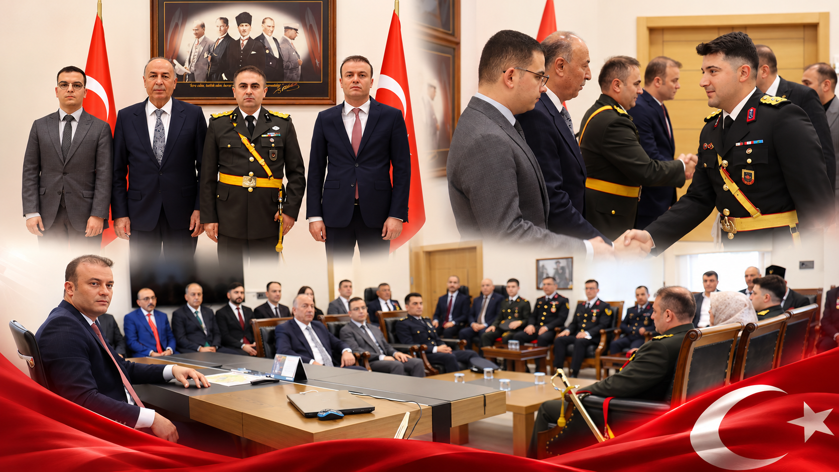 Kaymakam Dinçer, tebrikleri kabul etti