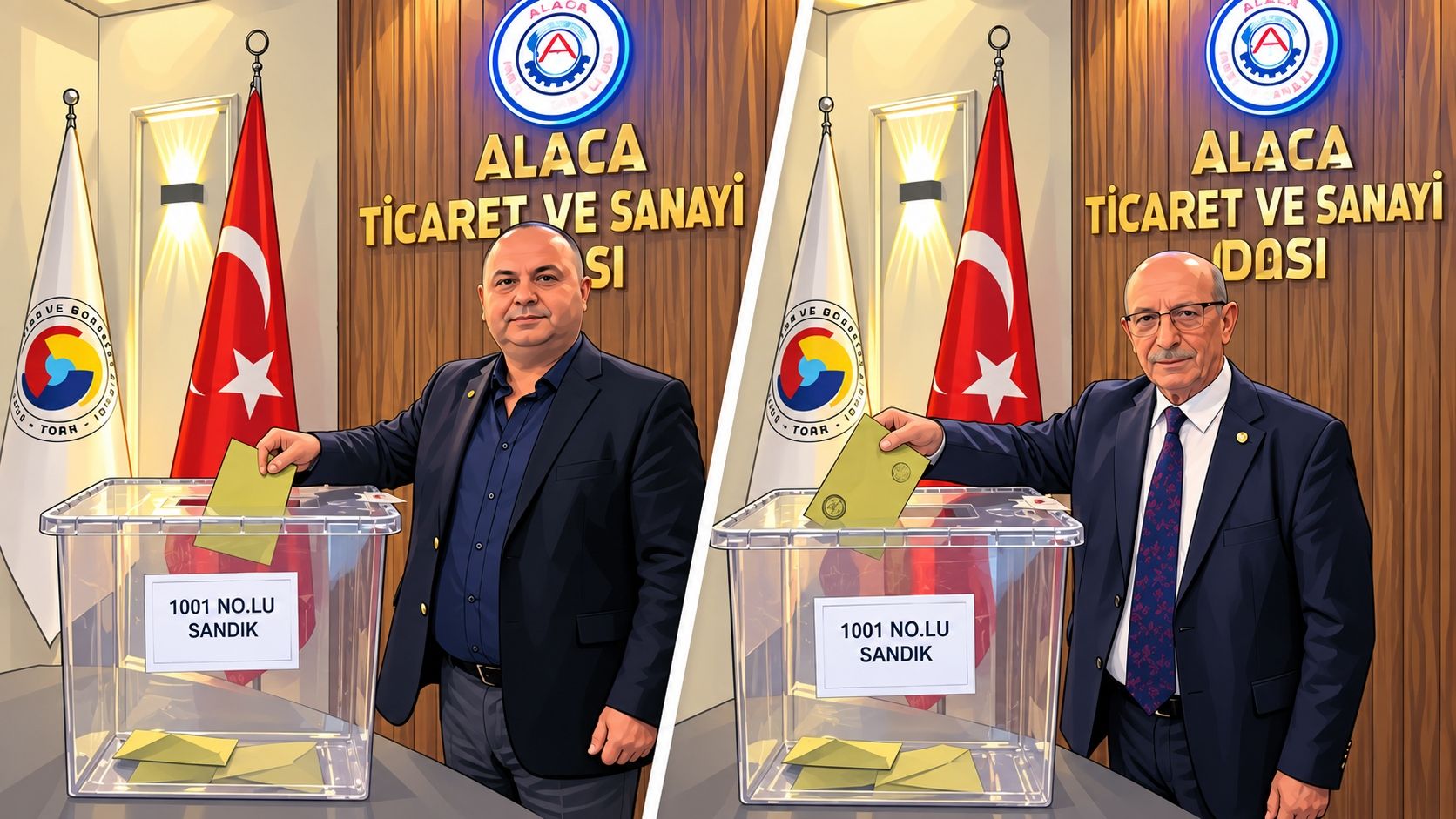 Alaca Ticaret ve Sanayi Odasının Yeni Yönetimi Belli Oldu