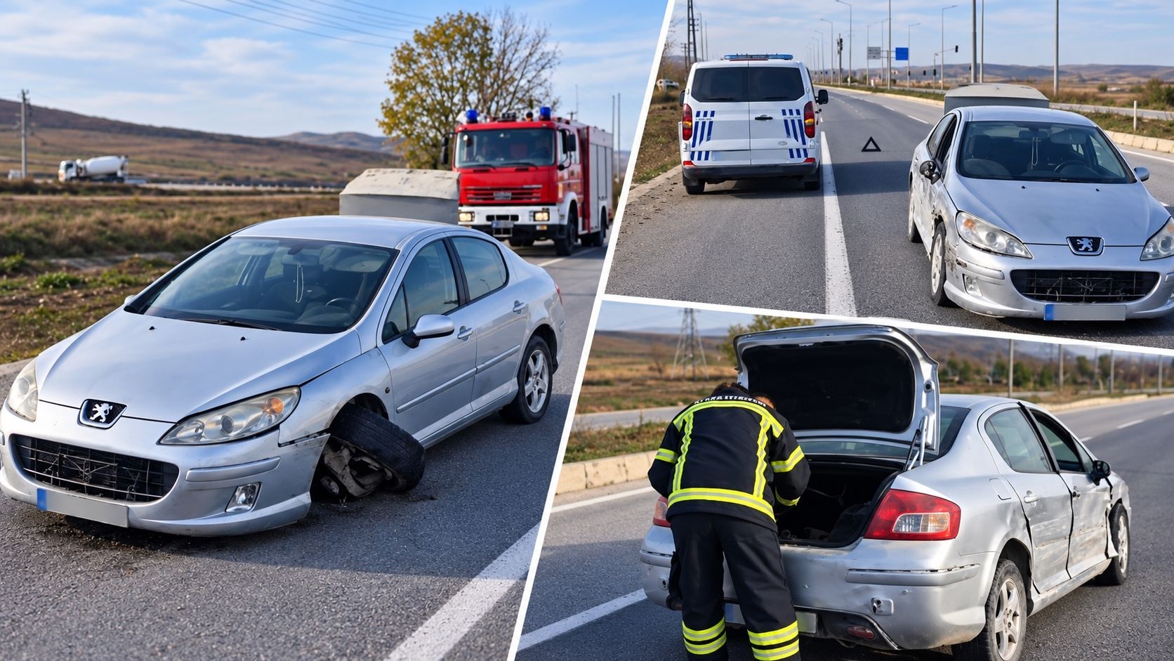 Sanayi Kavşağı’nda kaza: 1 yaralı
