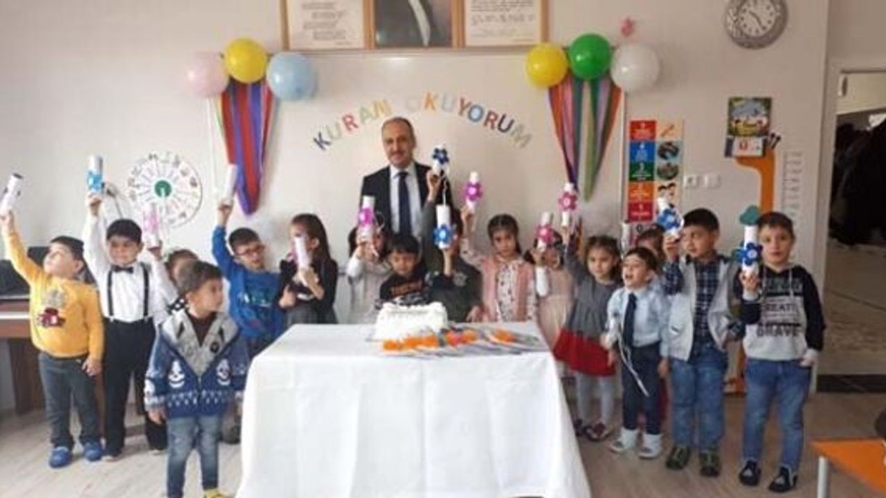 4-6 yaş Kur'an kurslarını ziyaret ettiler