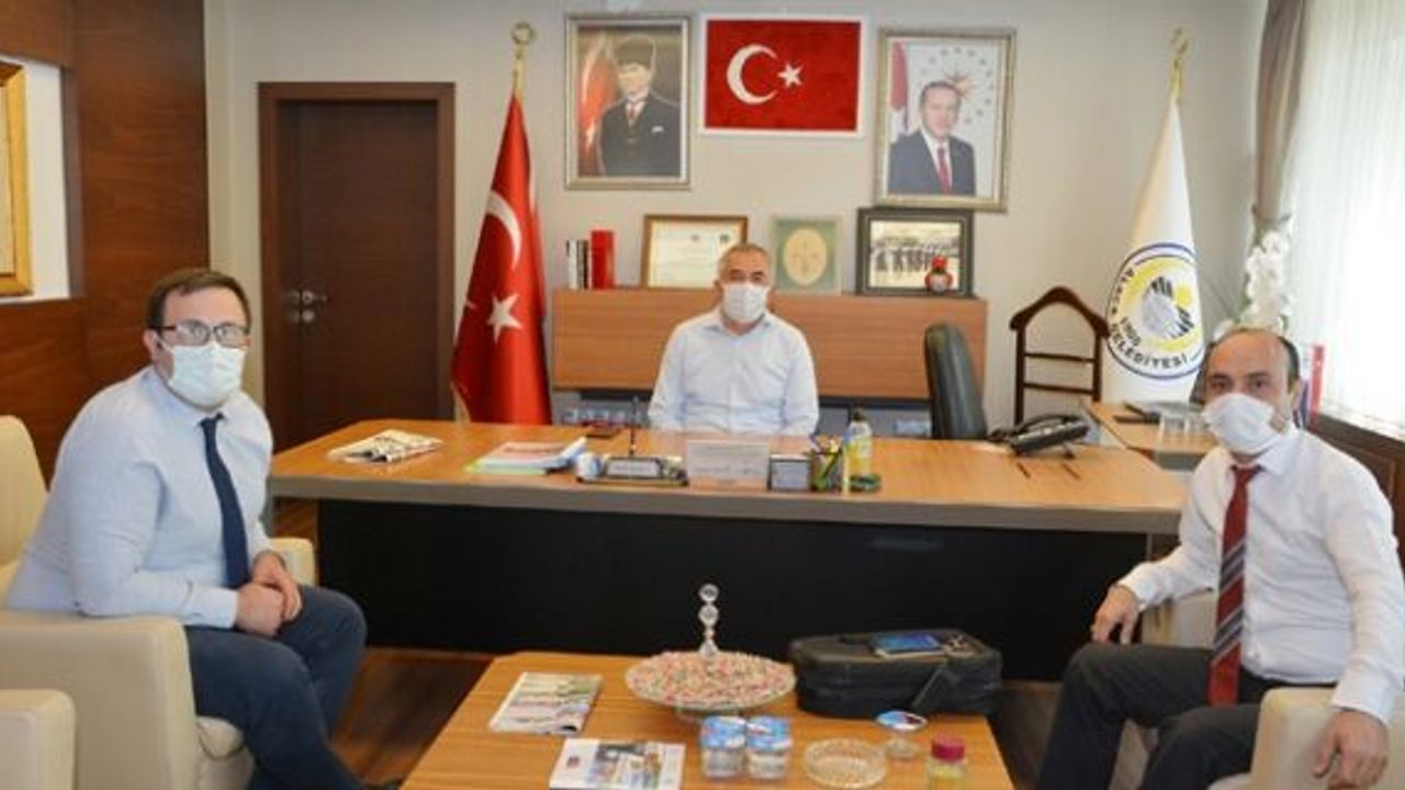 Şahin ve Arslan’dan Başkan Şaltu’ya ziyaret