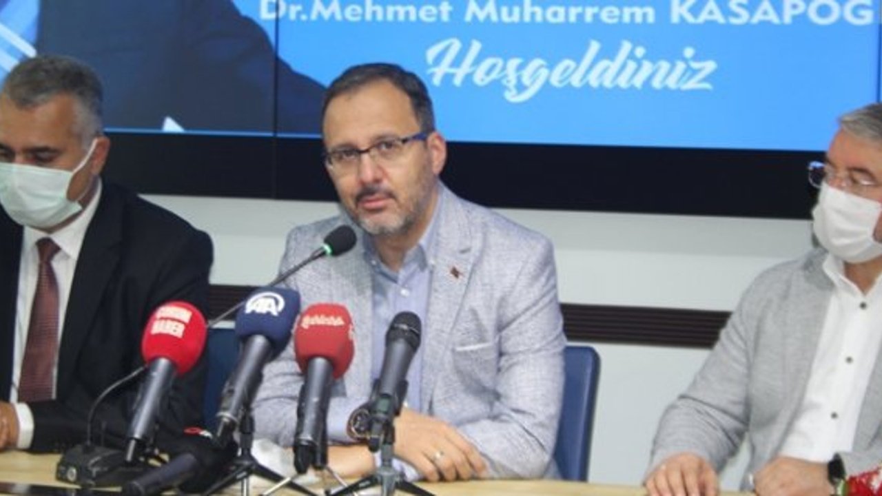 Bakan Kasapolğu'ndan ilçelere spor yatırımı sözü