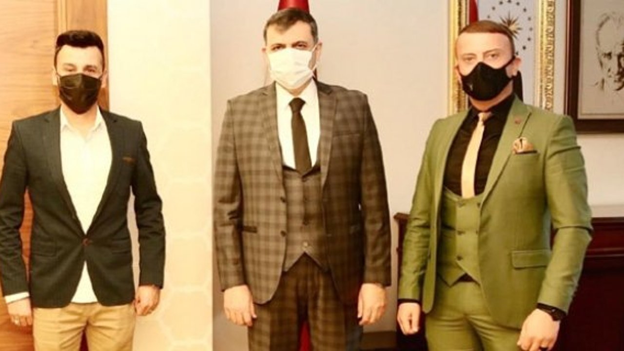 Vali Çiftçi ve Milli Eğitim Müdürü Sarı'ya ziyaret