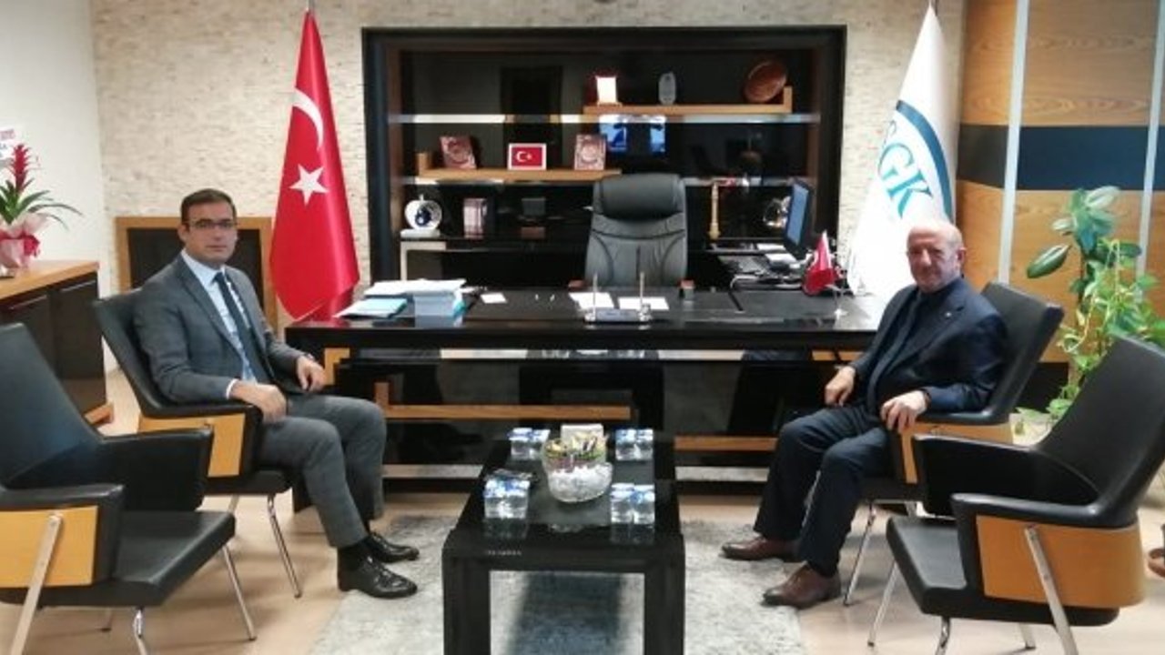 Günser Şirin'den Ömer Tök'e ziyaret