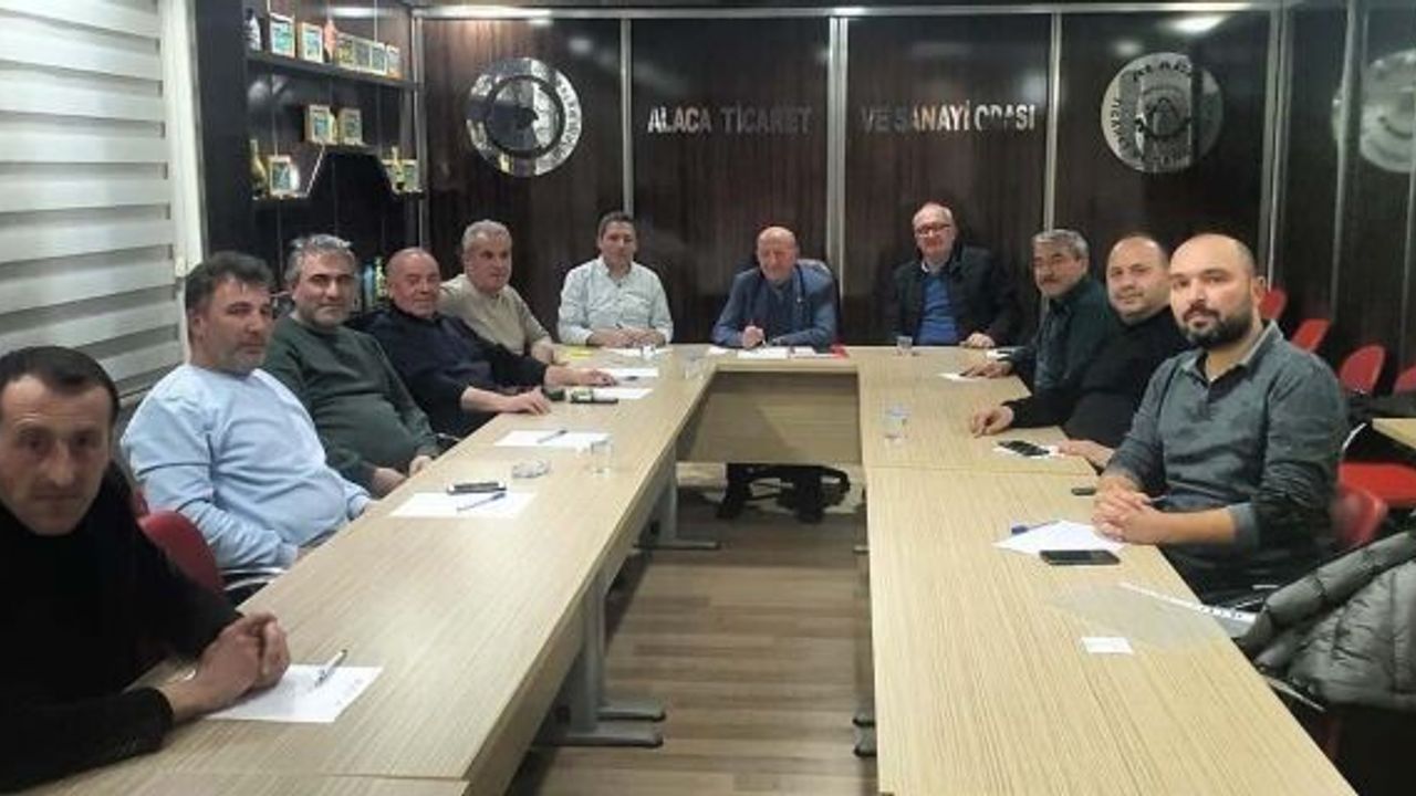 Alaca TSO'nun 2022 tahmini bütçesi kabul edildi