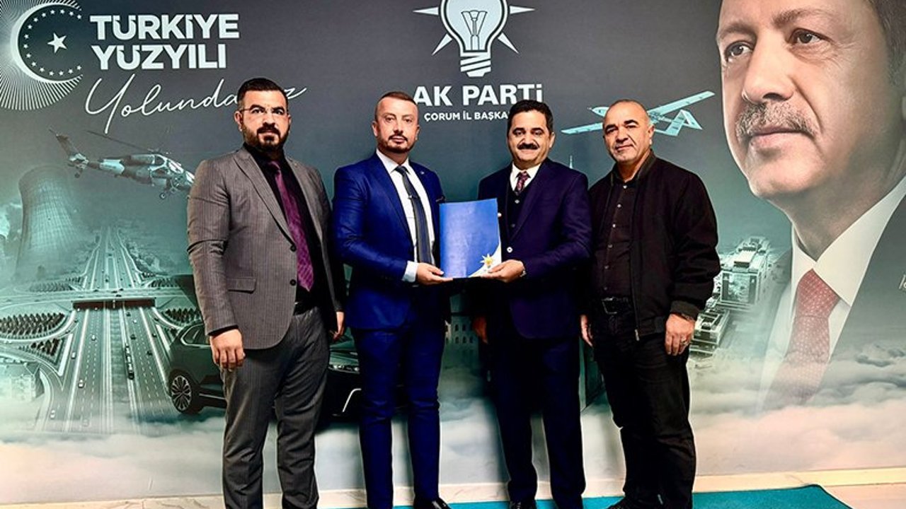 Vedat Mutlu, Alaca Belediyesi için aday adaylığı başvurusunda bulundu