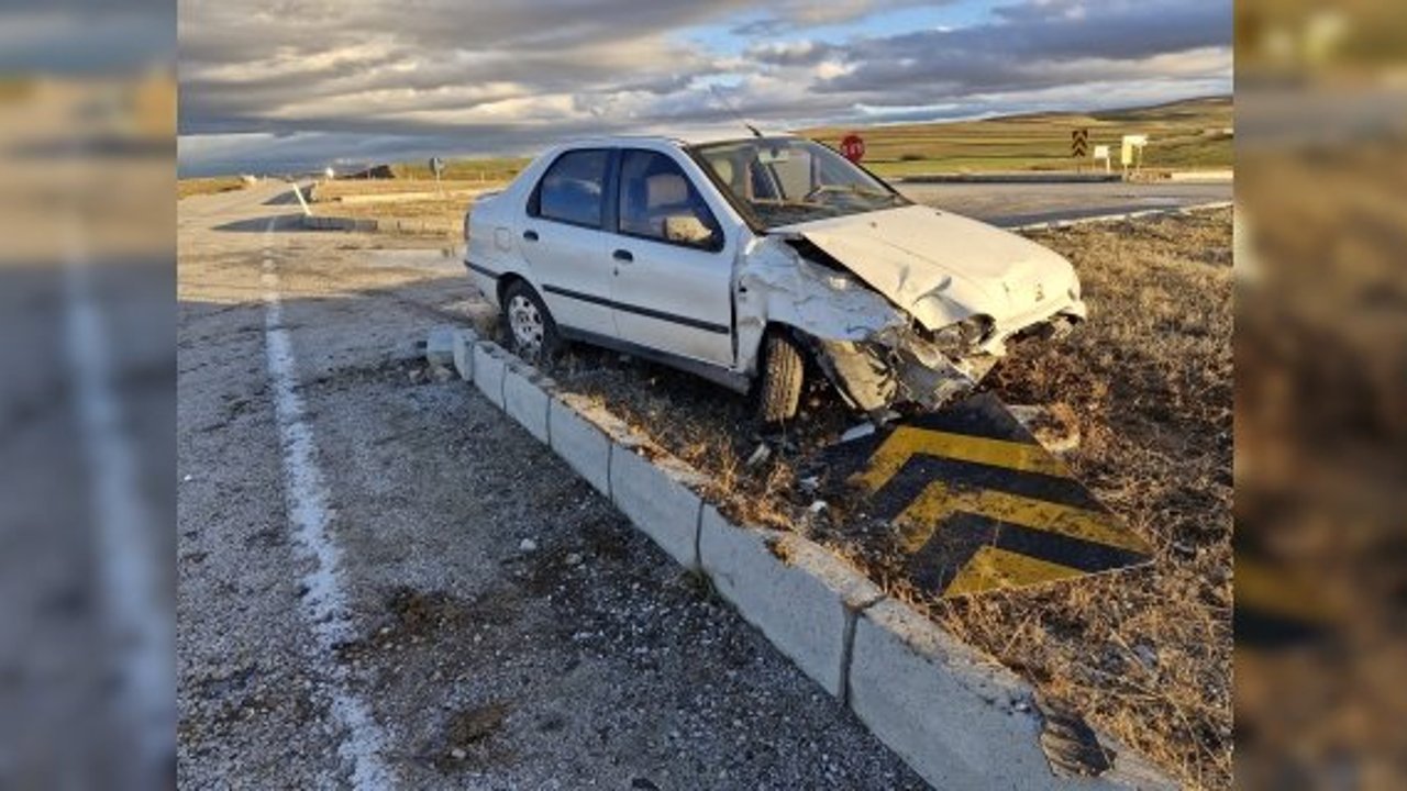 Çorum'da trafik kazası: 1 yaralı