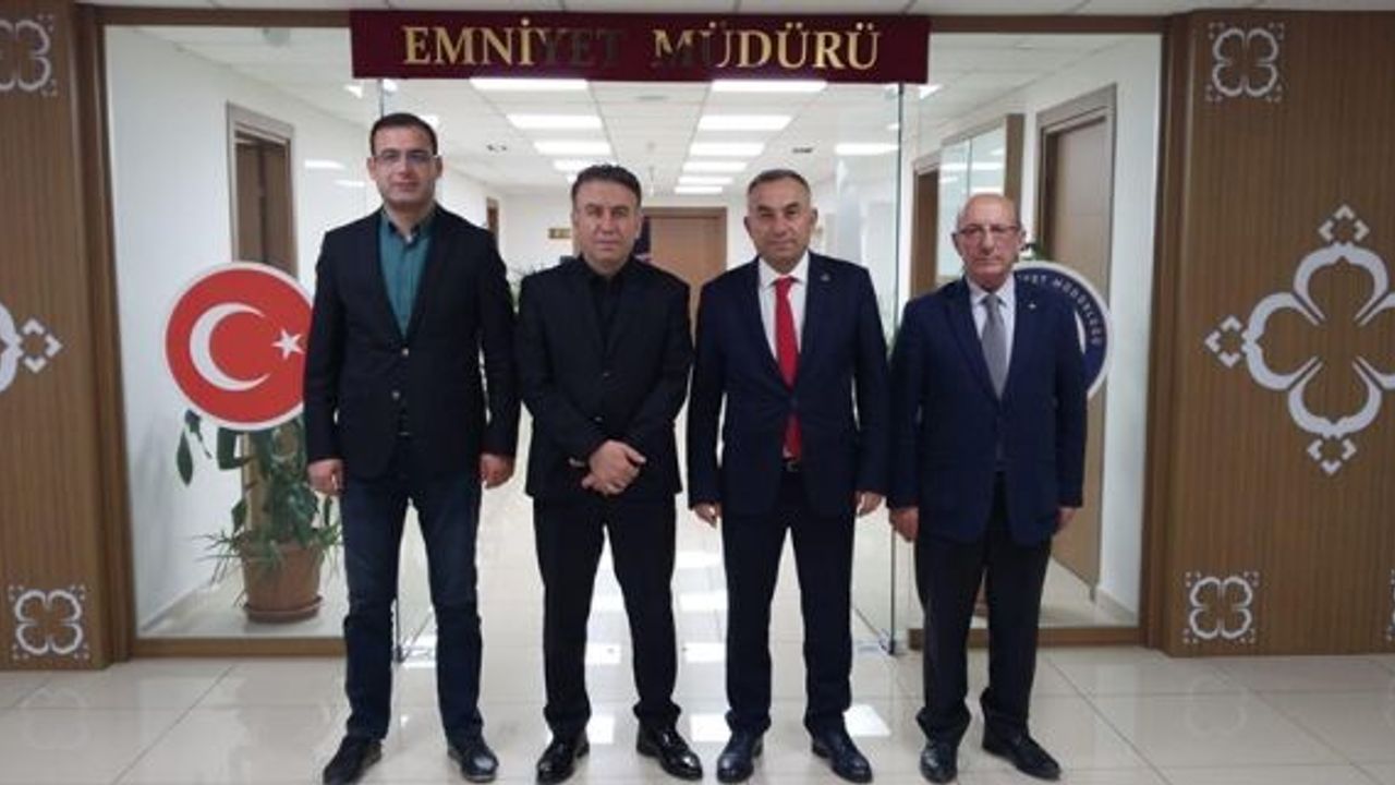 Emniyet Müdürü Arif Pehlivan’ı ziyaret ettiler