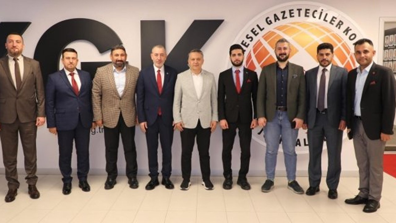 Türkmen Bakan Maruf ve heyetinin KGK ziyareti