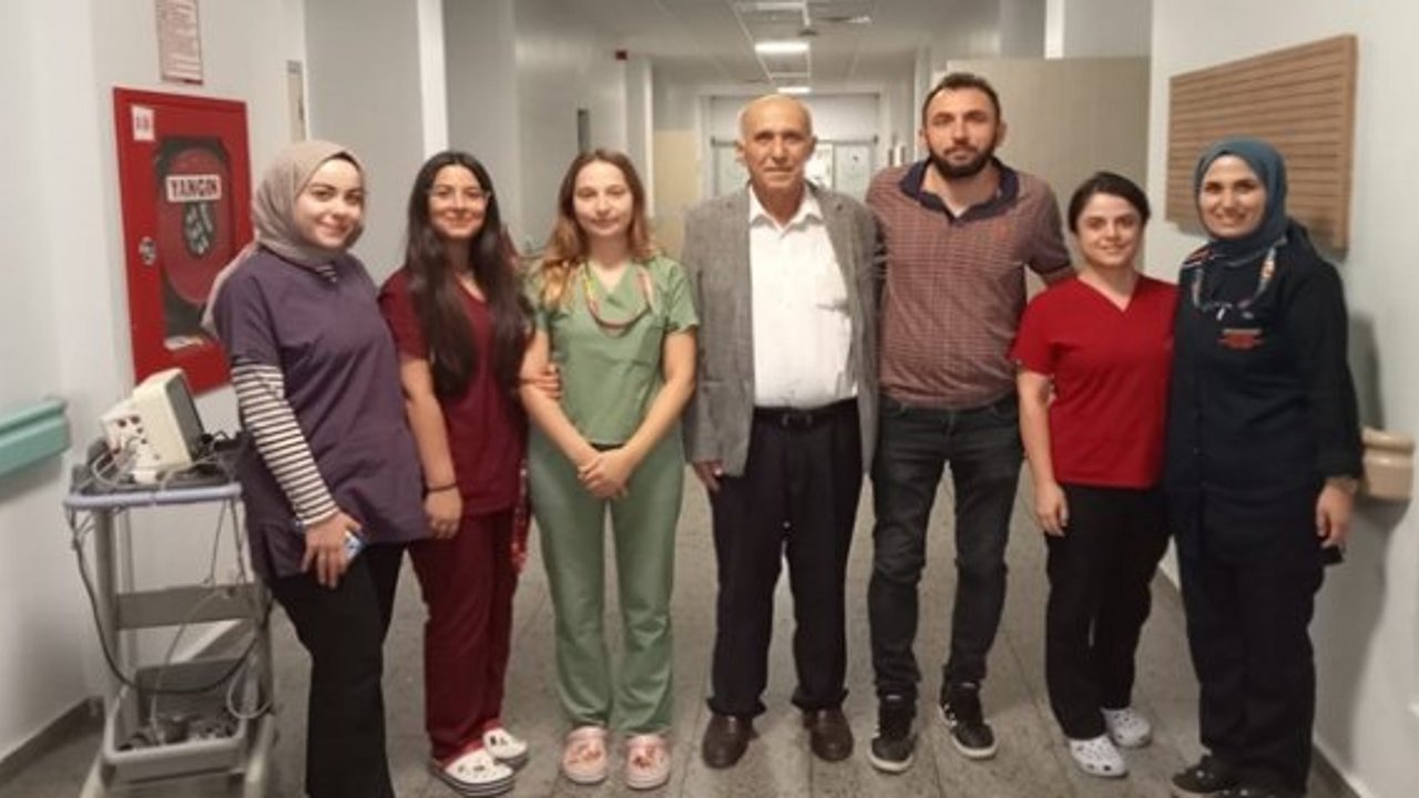 Hastasından doktoruna ve sağlık personeline teşekkür