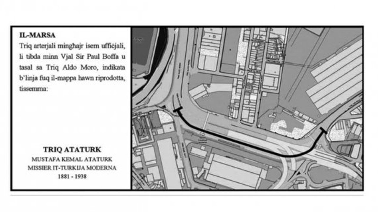 Malta’dan 30 Ağustos’a Anlamlı Hediye: “Atatürk Caddesi”