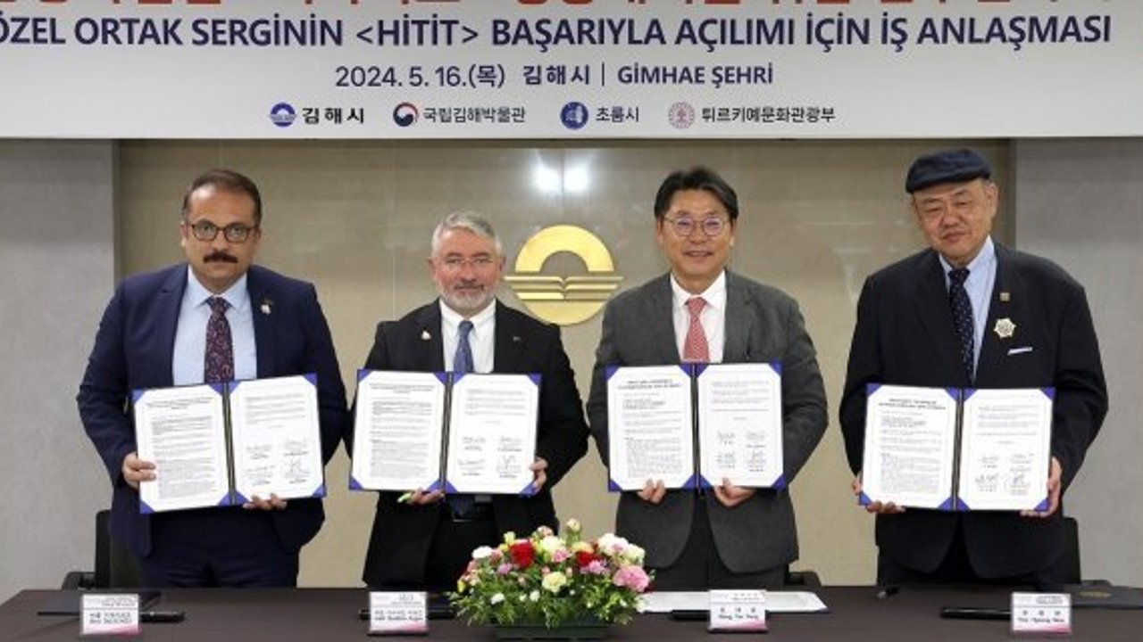 Hitit eserleri Güney Kore’de sergilenecek