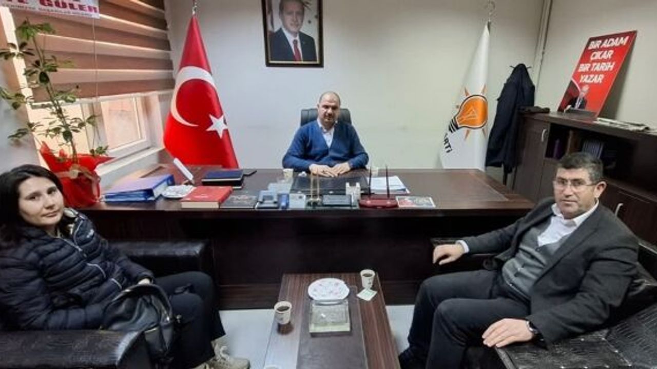 AK Parti Alaca İlçe Başkanı Gürsoy’a hayırlı olsun ziyareti