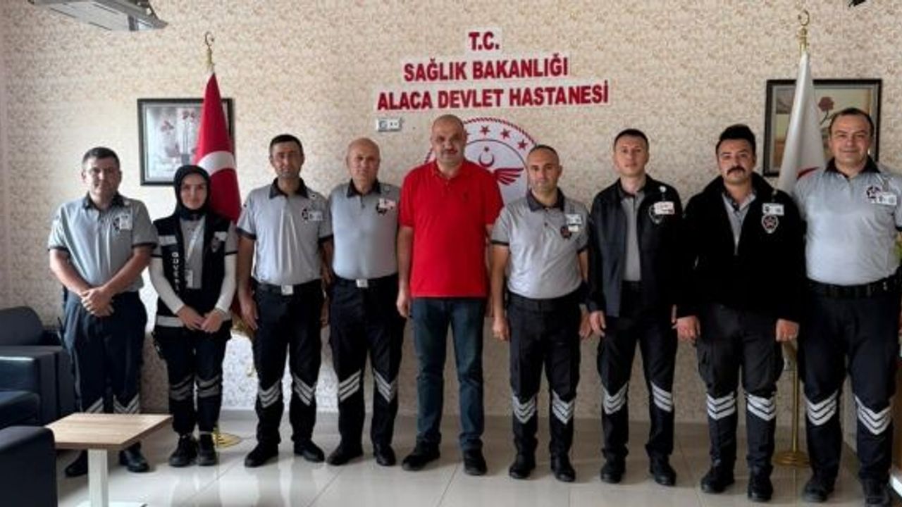 AK Parti Alaca İlçe Başkanı Gürsoy’dan Güvenlik Görevlilerine anlamlı ziyaret