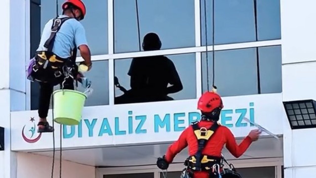 Alaca Devlet Hastanesi’ne dış cephe bakımı yapıldı