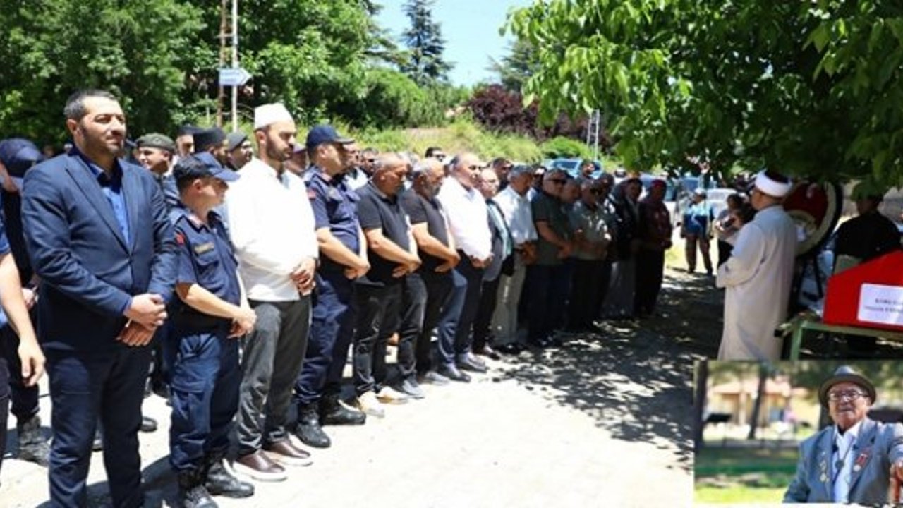 Kore Gazisi Hüseyin Emiroğlu son yolculuğuna uğurlandı