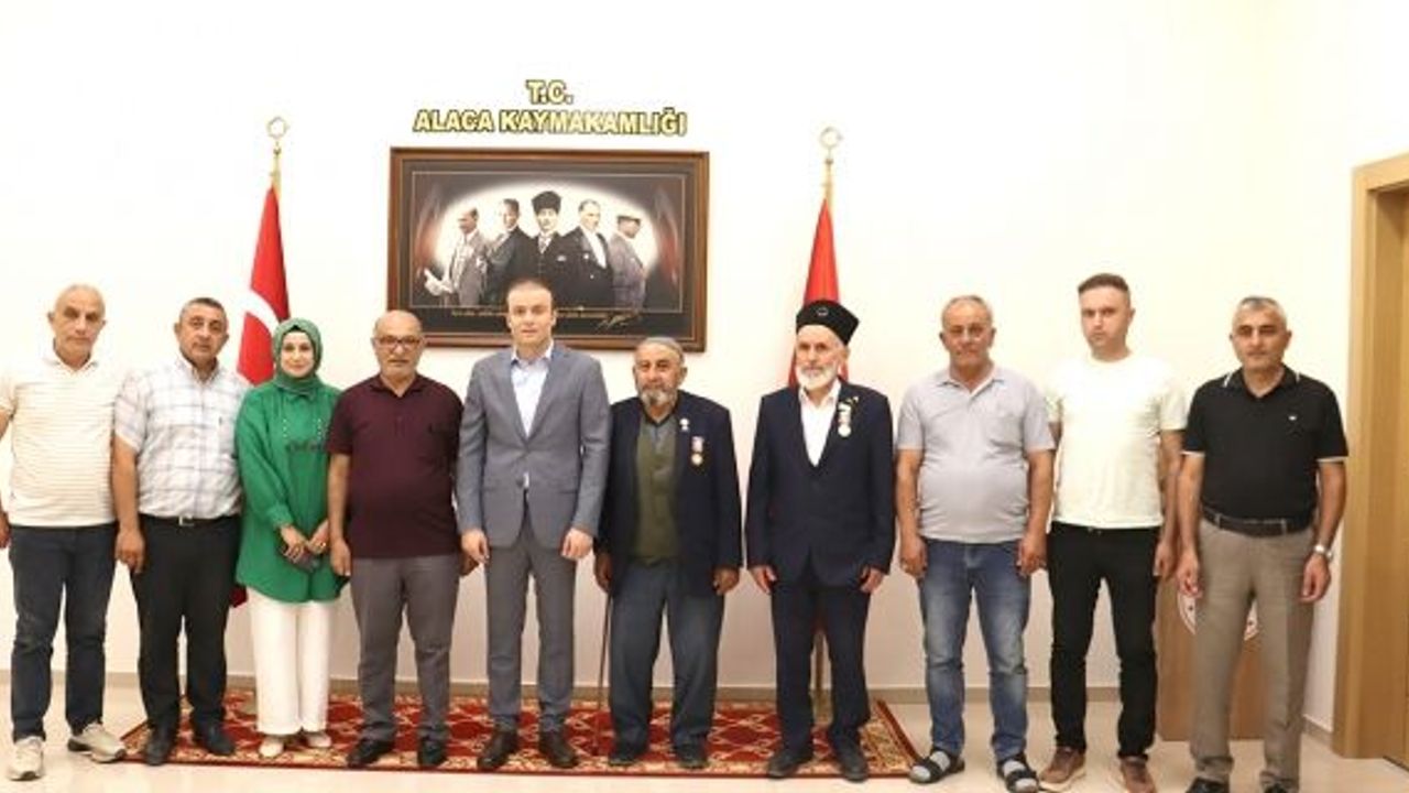 Alaca Kaymakamı Meriç Dinçer’e Hayırlı Olsun Ziyareti
