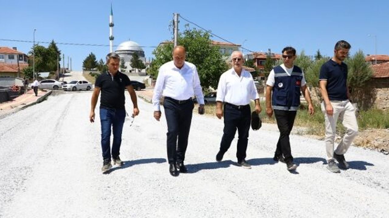 Şerif Arslan: “Alaca’da kilittaşı ve asfaltsız yol kalmayacak”