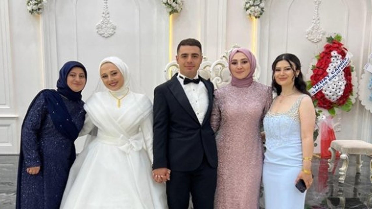 İsmail Ataç oğlunu evlendirdi! Eda Nur & Muhammet çifti dünyaevine girdi