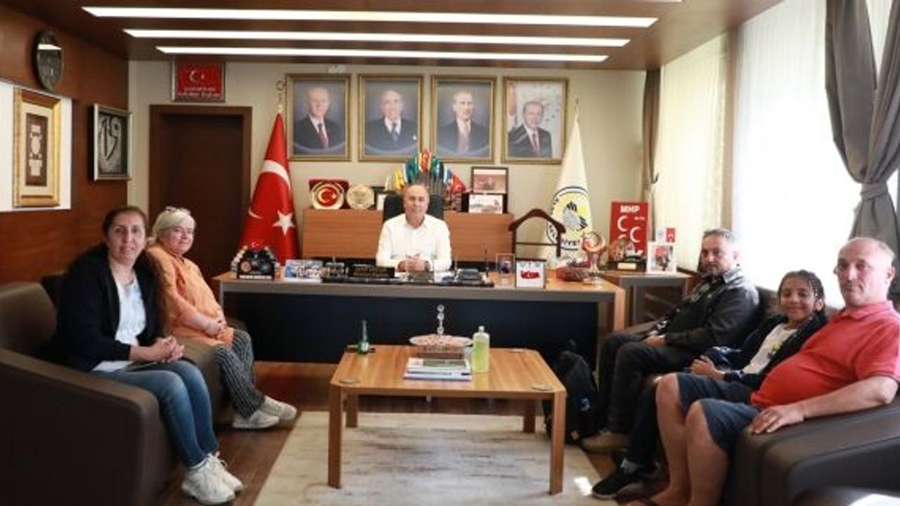 Kalehisar Kazı Başkanı Şahin’den  Başkan Şerif Arslan’a ziyaret