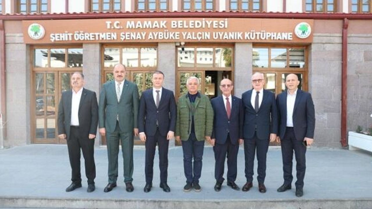 Alaca heyetinden Mamak Belediye Başkanı Veli Gündüz Şahin'e ziyaret