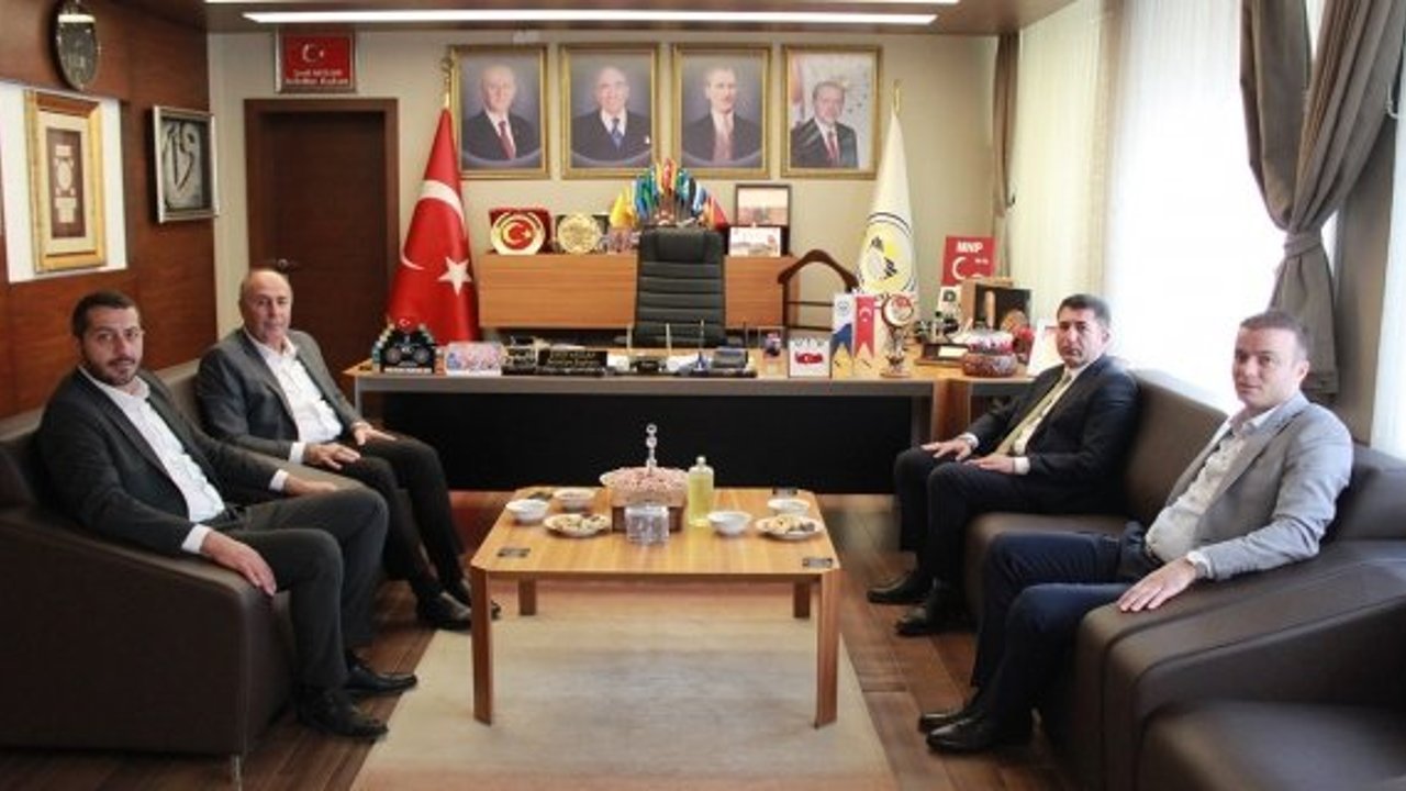 Zara Belediye Başkanı Fatih Çelik’ten Başkan Arslan’a ziyaret