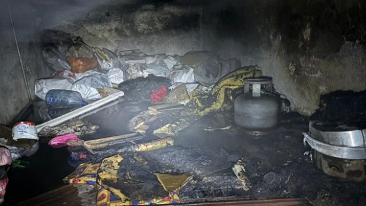 Alaca’da yangın paniği! Tandırlık küle döndü