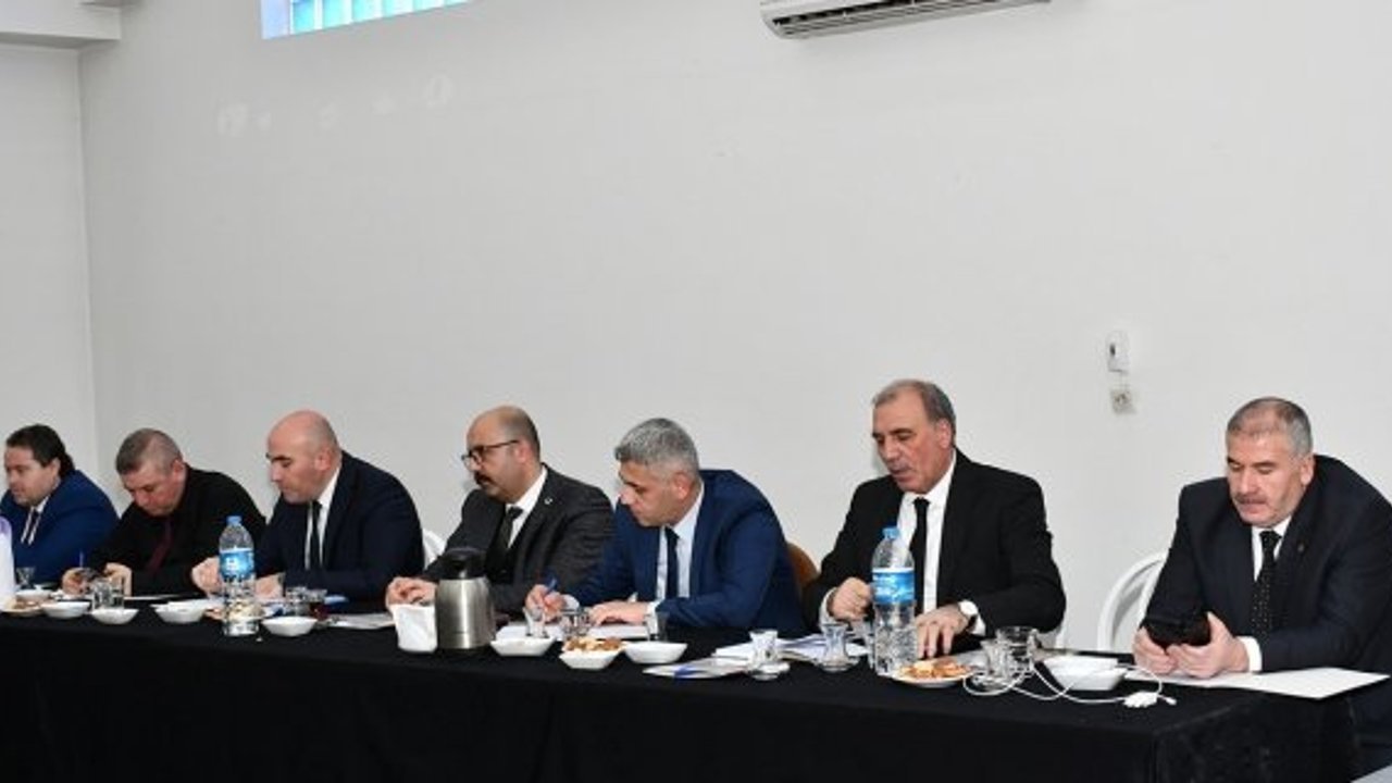 Emrullah Şahin, İlçe Millî Eğitim Müdürleri toplantısına katıldı