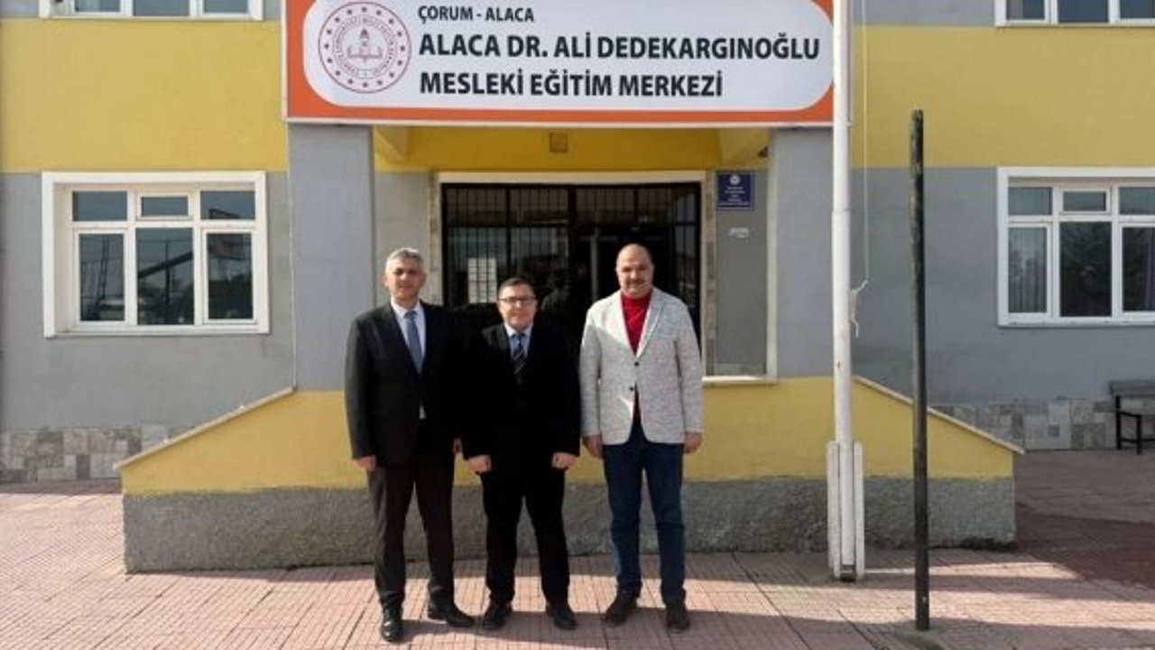 AK Parti Alaca İlçe Başkanı Gürsoy’dan MESEM’e ziyaret