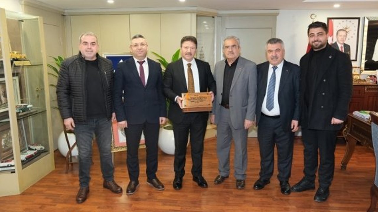 Erbaş ve Ongu’dan TŞOF Başkanı Yiğiner’e ziyaret