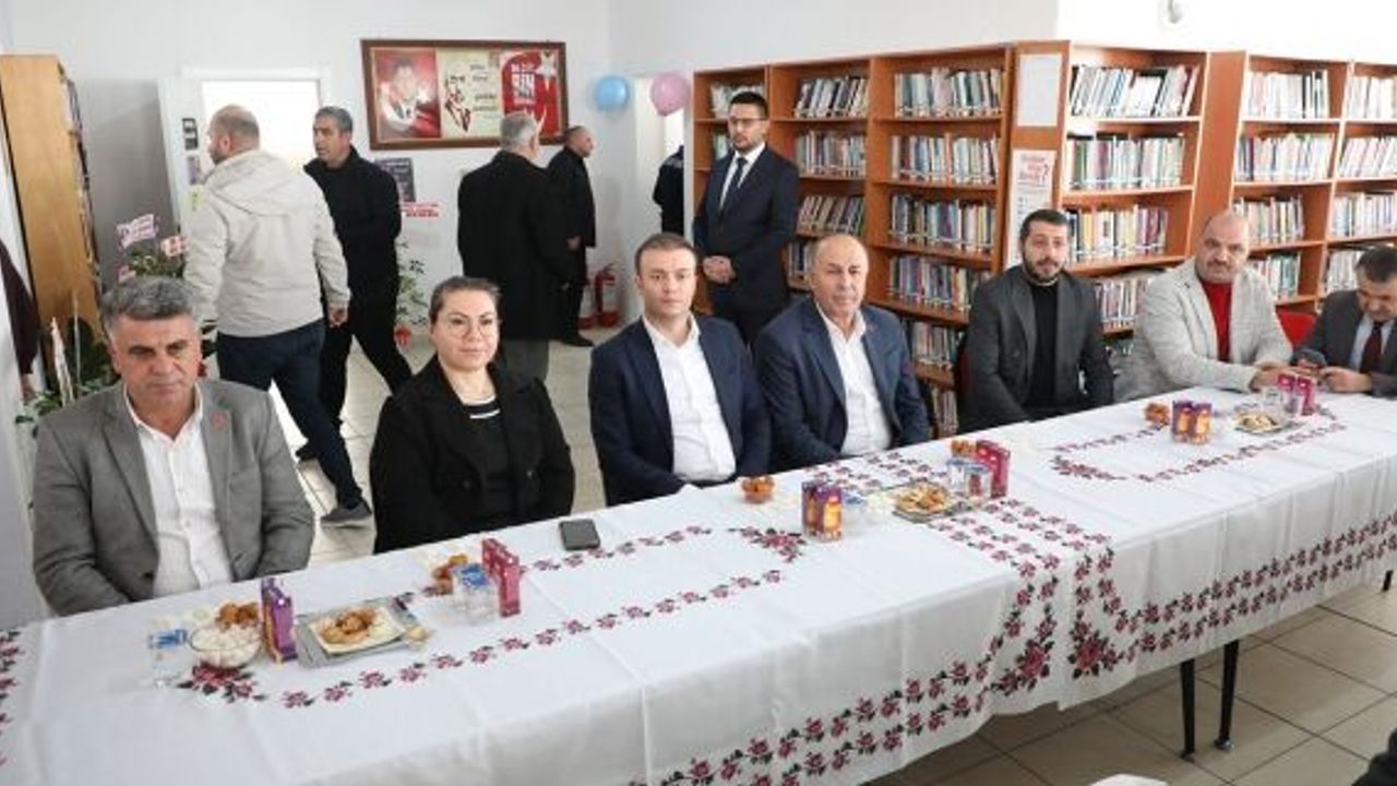 Merhum Burhanettin Tarhan anısına Alaca’da okuma odası