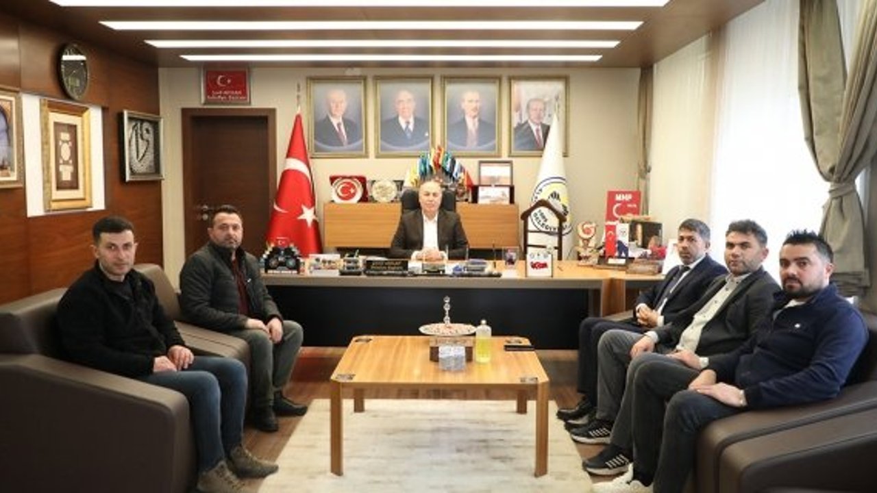 Odabaş ve yönetiminden Başkan Arslan’a ziyaret
