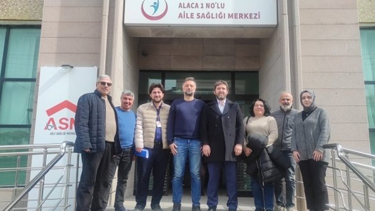 Alaca’da aile sağlığı merkezlerinde denetim ve değerlendirme yapıldı