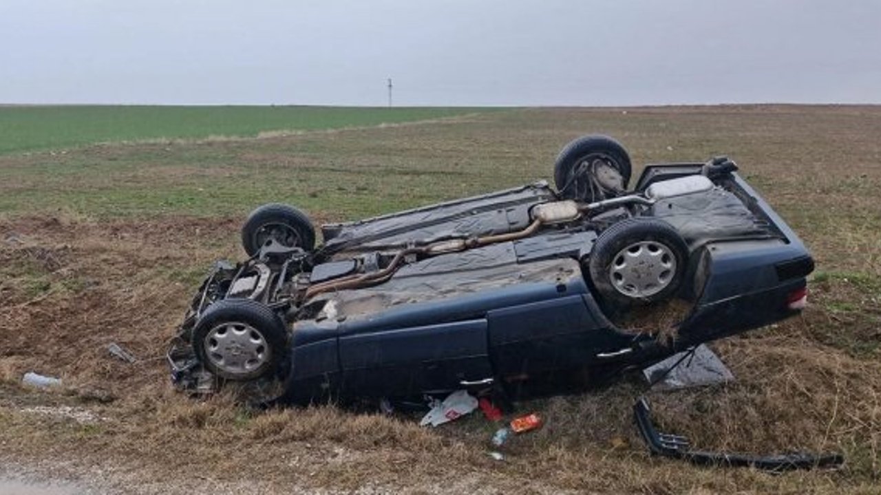 Yağışlı hava kazaya yol açtı: 1 kişi yaralandı