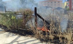 Alaca’da yangın paniği!