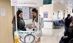 Alaca Devlet Hastanesi’nde Serviks Kanseri bilgilendirmesi