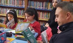 Alaca’da örnek kitap okuma etkinliği